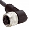 Kabel ke snímači M12/3piny, Úhlový, Samice, délka 2m, PVC, QE12-N3G2, Lanbao